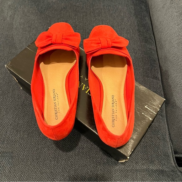 Christian Siriano for Payless Faux Suede Square-Toe Flats Size 9.5 - Picture 4 of 6